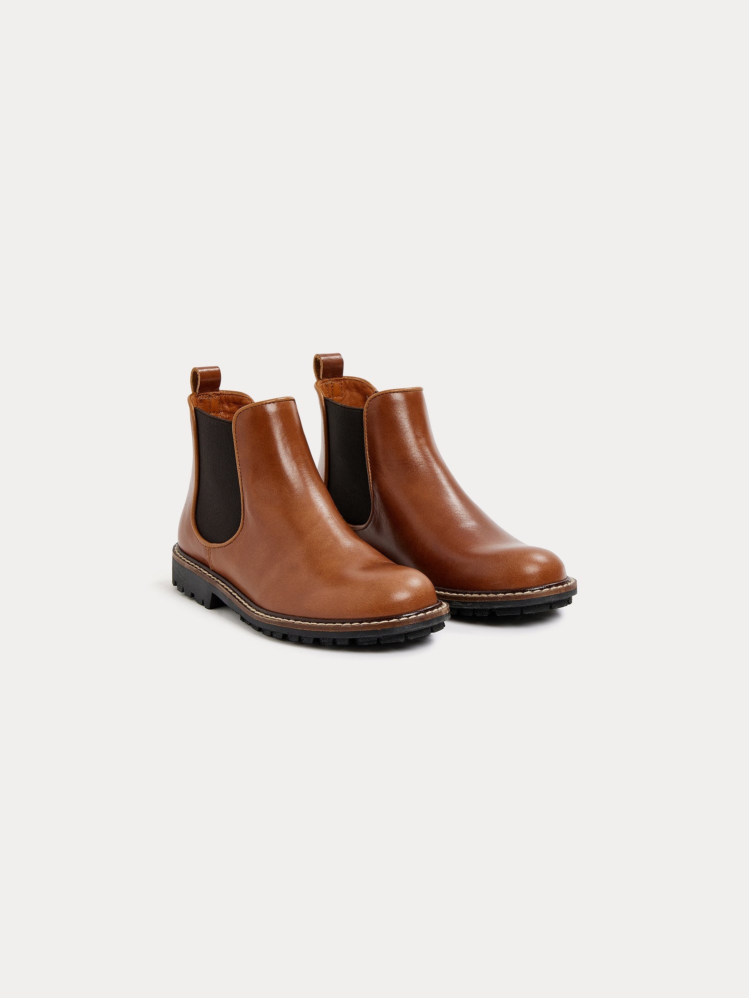 Boy | Mathis Boots With Elastic Bands | Caramel