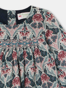 Girl | Felicie Smocked Dress | Fig