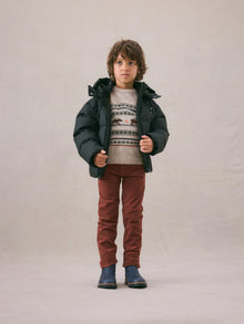 Boy | Gordon Zip Up Down Jacket | Fern Green