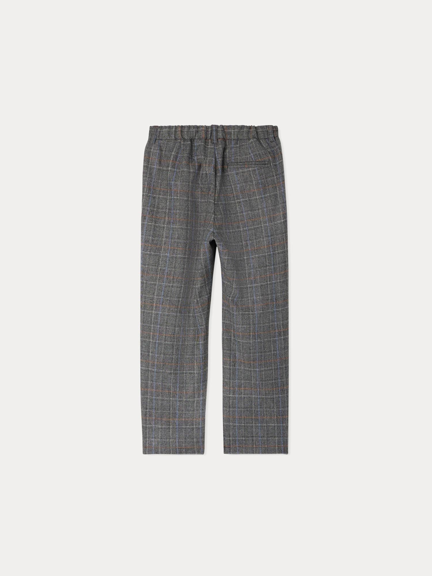 Boy | Stephen Glen Plaid Pants | Slate Gray