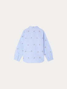 Boy | Daho Shirt With Blue Prints | Blue