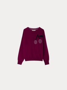 Girl | Anumati Purple Cashmere Sweater | Burgundy