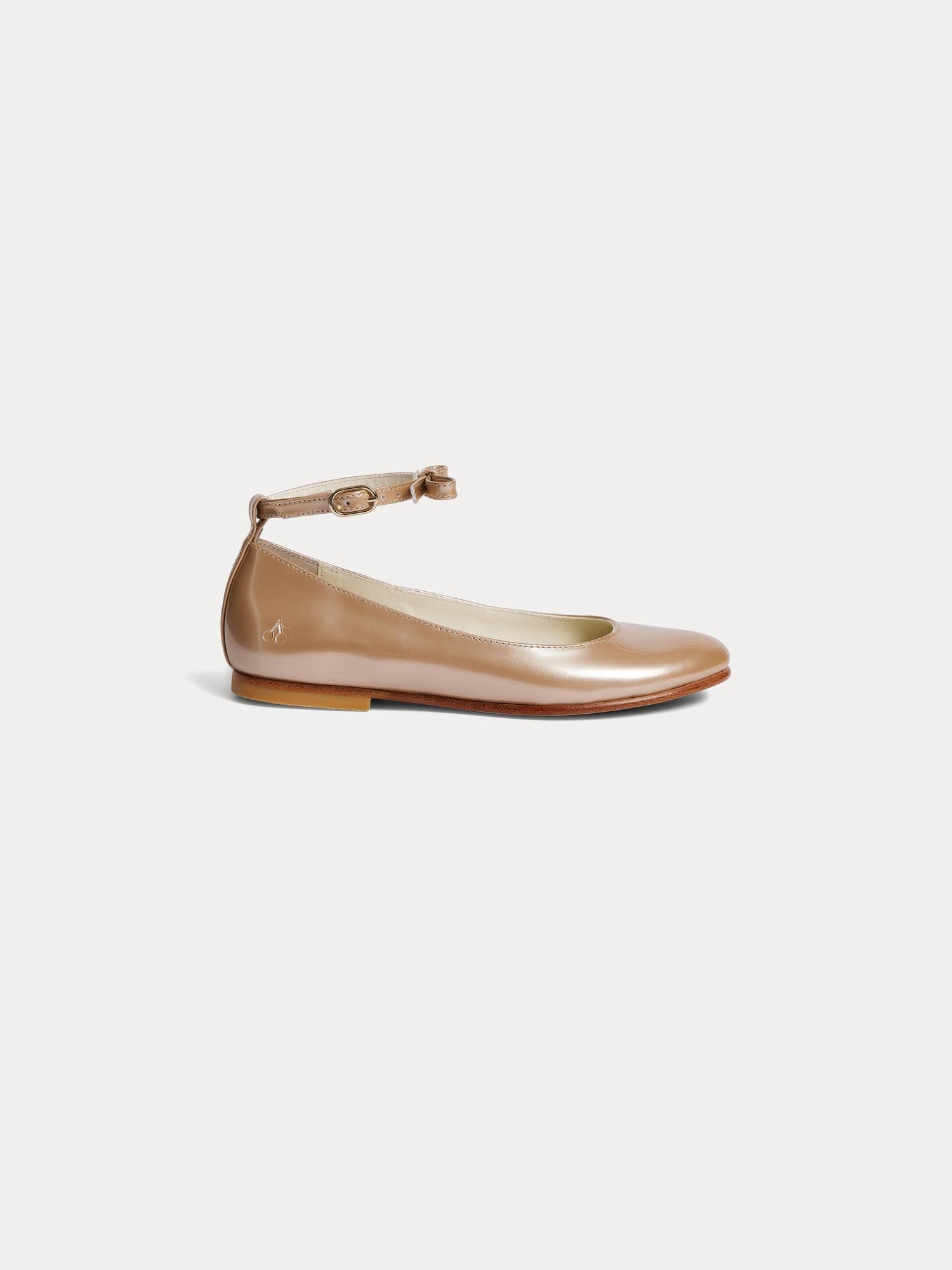 Girl | Gayle Leather Mary Janes | Pebble