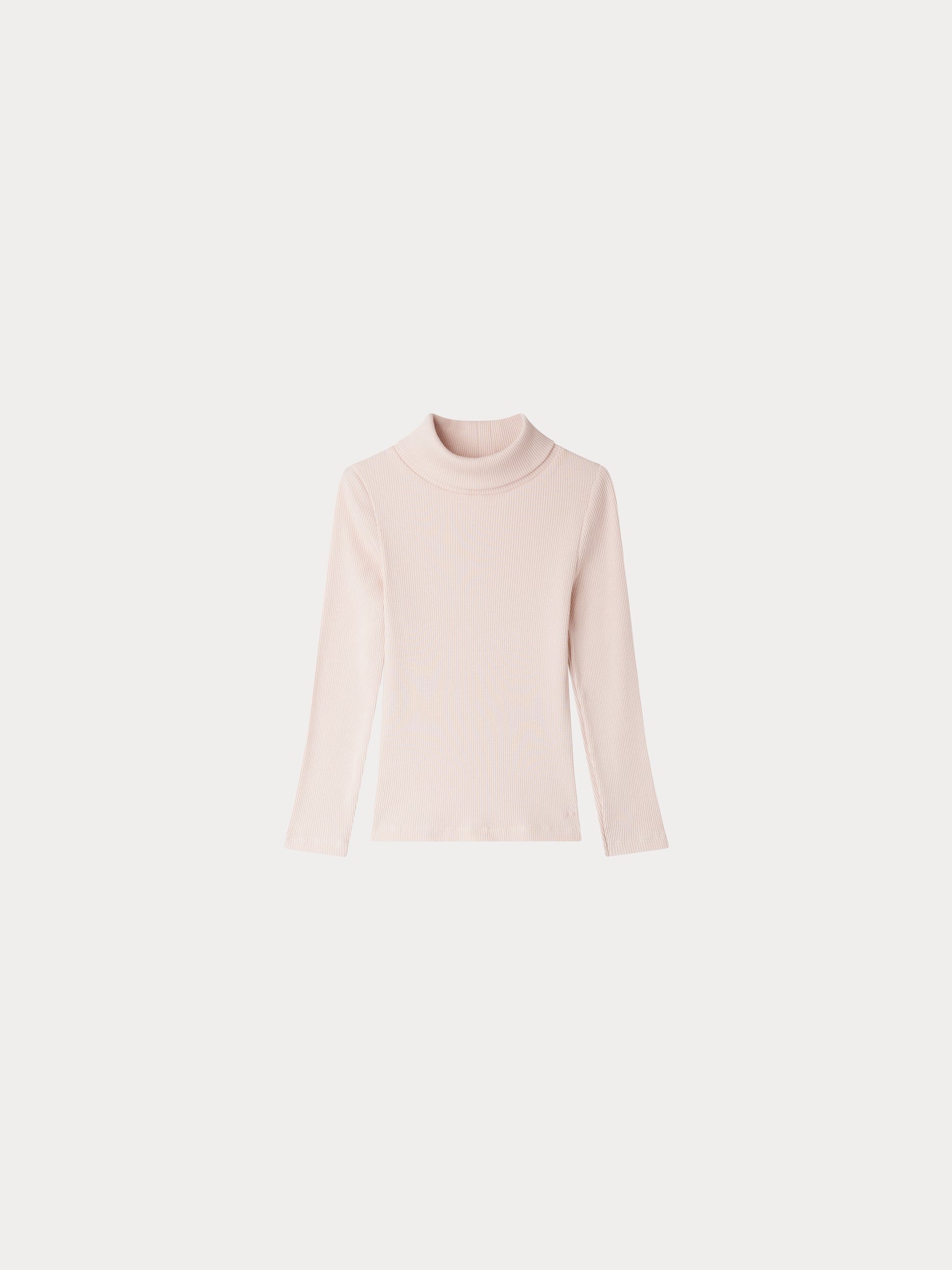 Girl | Light Pink Tahiti Turtleneck T Shirt | Pink Blush