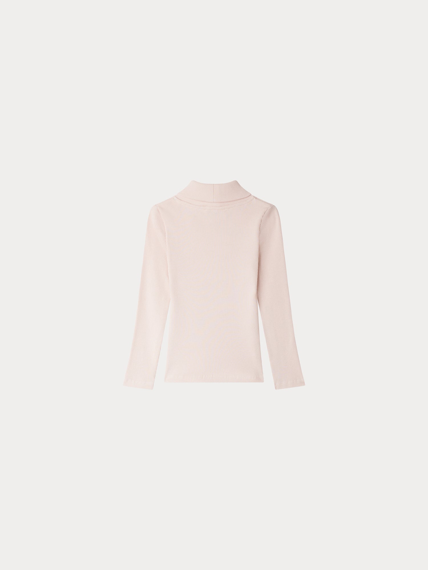 Girl | Light Pink Tahiti Turtleneck T Shirt | Pink Blush