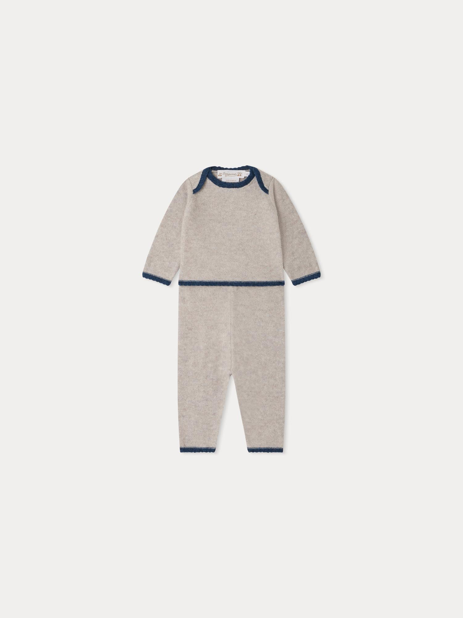 Boy | Bambini Cashmere Set | Taupe