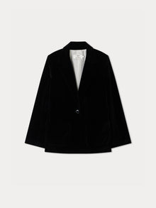 Women | Bonpoint X Vanessa Seward Golondrina Smooth Velvet Jacket | Black