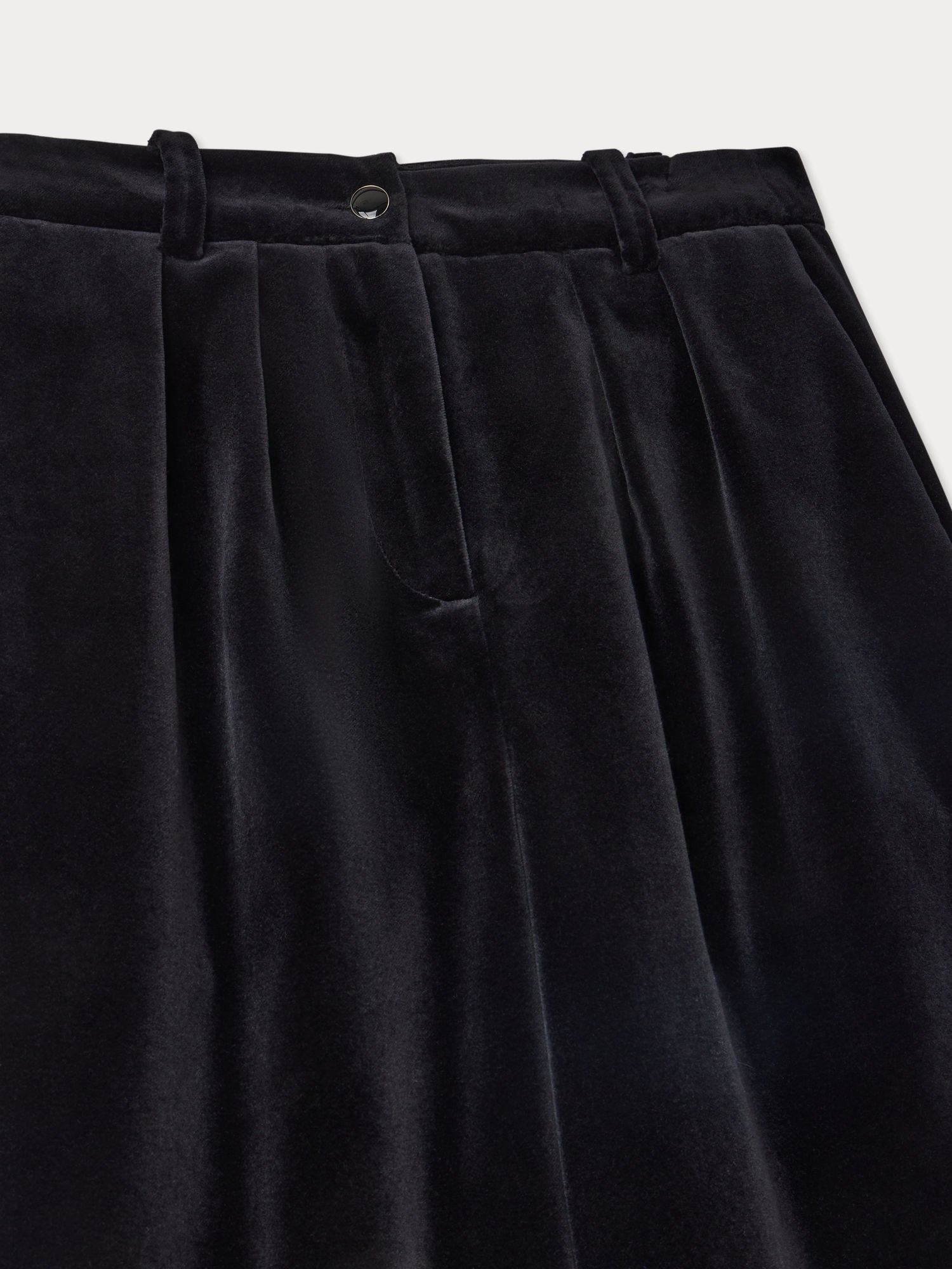 Women | Bonpoint X Vanessa Seward Glam Smooth Velvet Pants | Black
