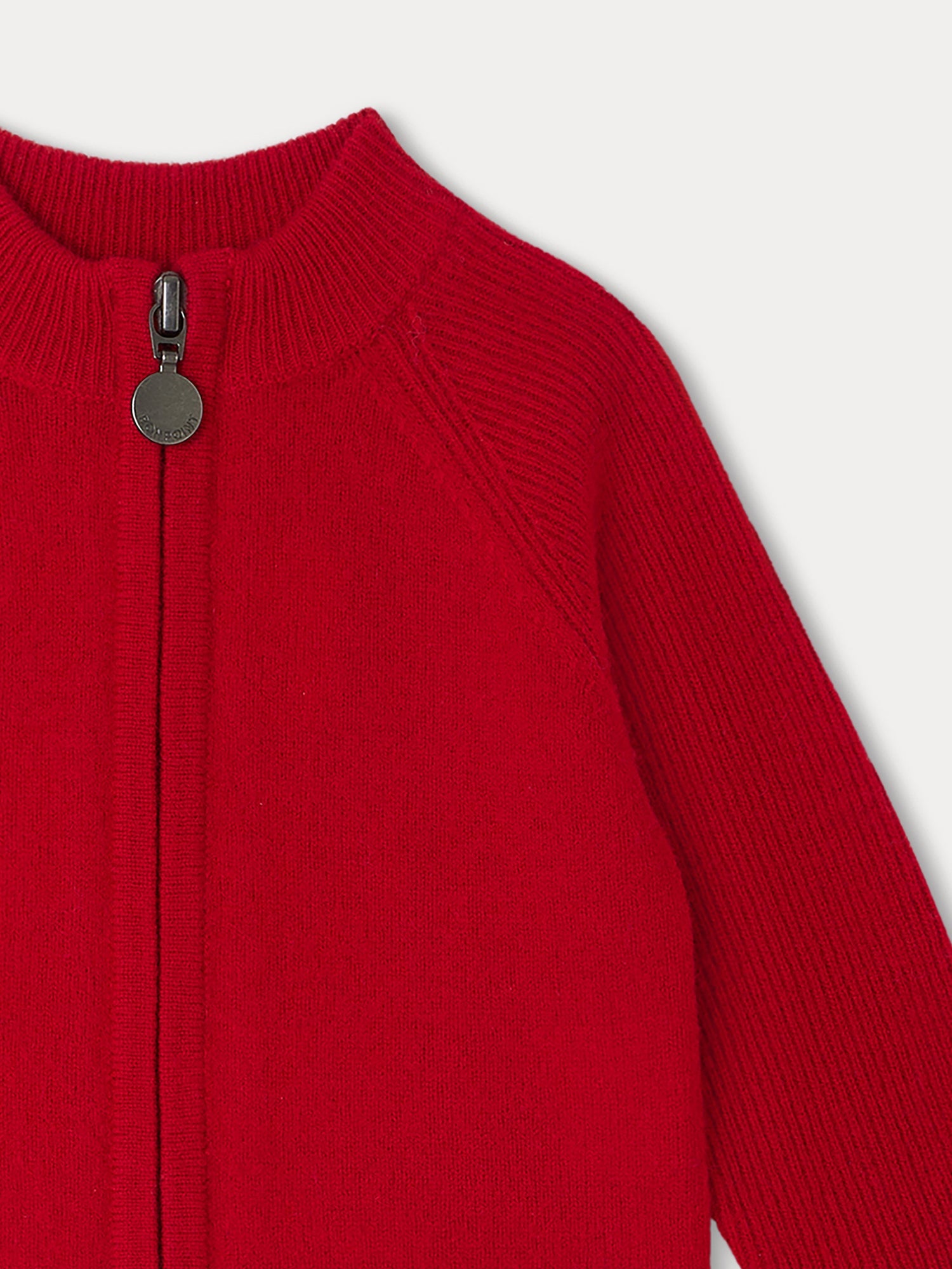 Boy | Thylio Red Wool Cardigan | Red