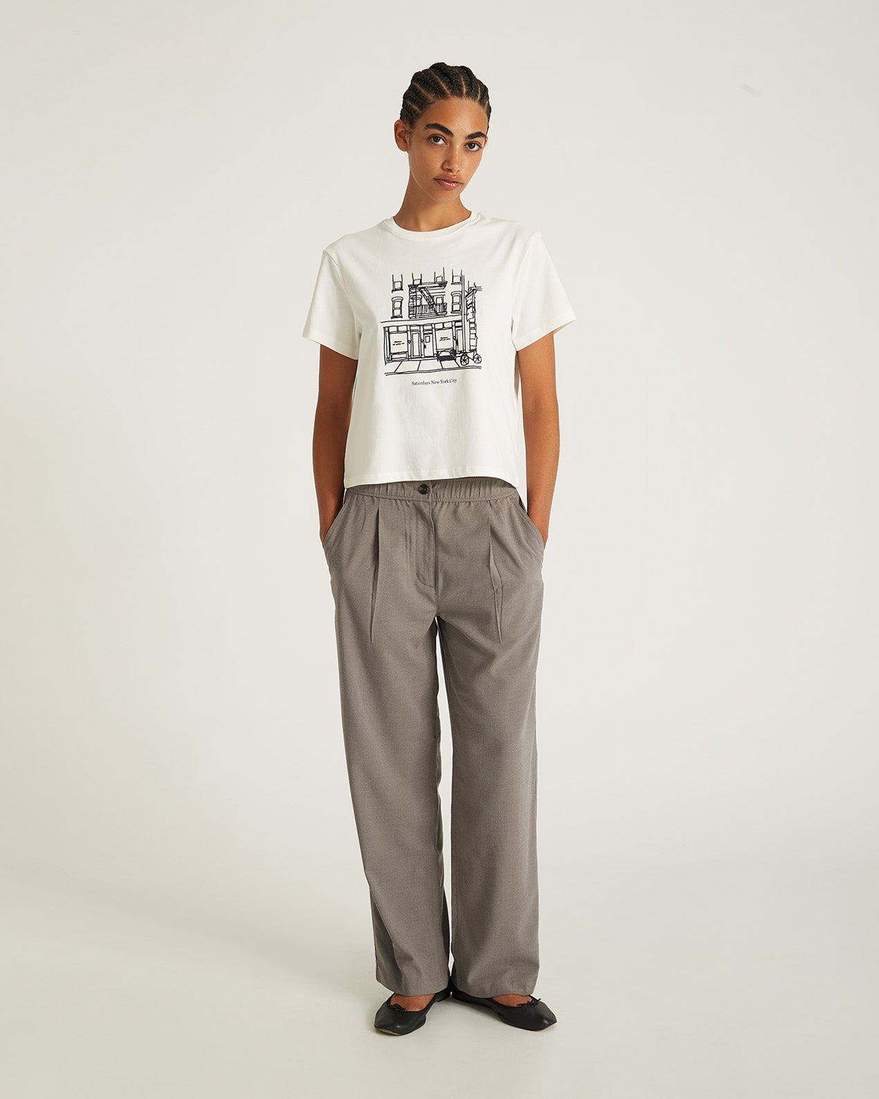 Taupe | Palmetto Gabardine Pant