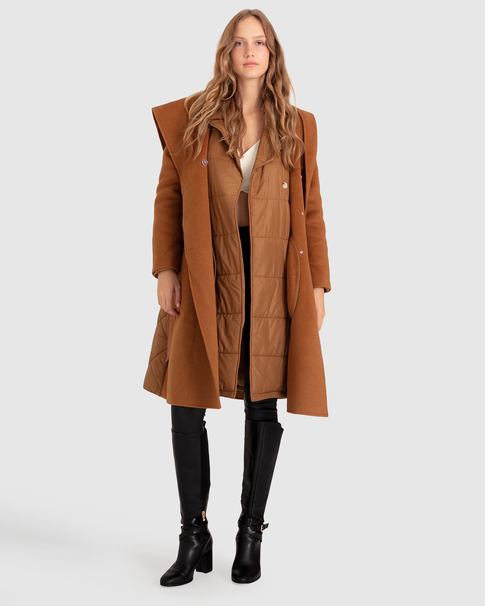 Walk Me Home Convertible Coat | Women | Camel