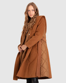 Walk Me Home Convertible Coat | Women | Camel