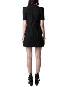 Women | Roxelle Crepe Strass | Noir