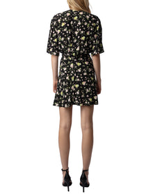 Women | Rozom Soft Crinkle Roses | Noir