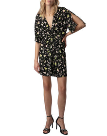 Women | Rozom Soft Crinkle Roses | Noir