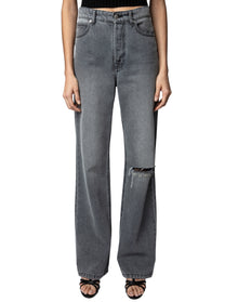 Women | Evy Denim Cut Eco | Gris