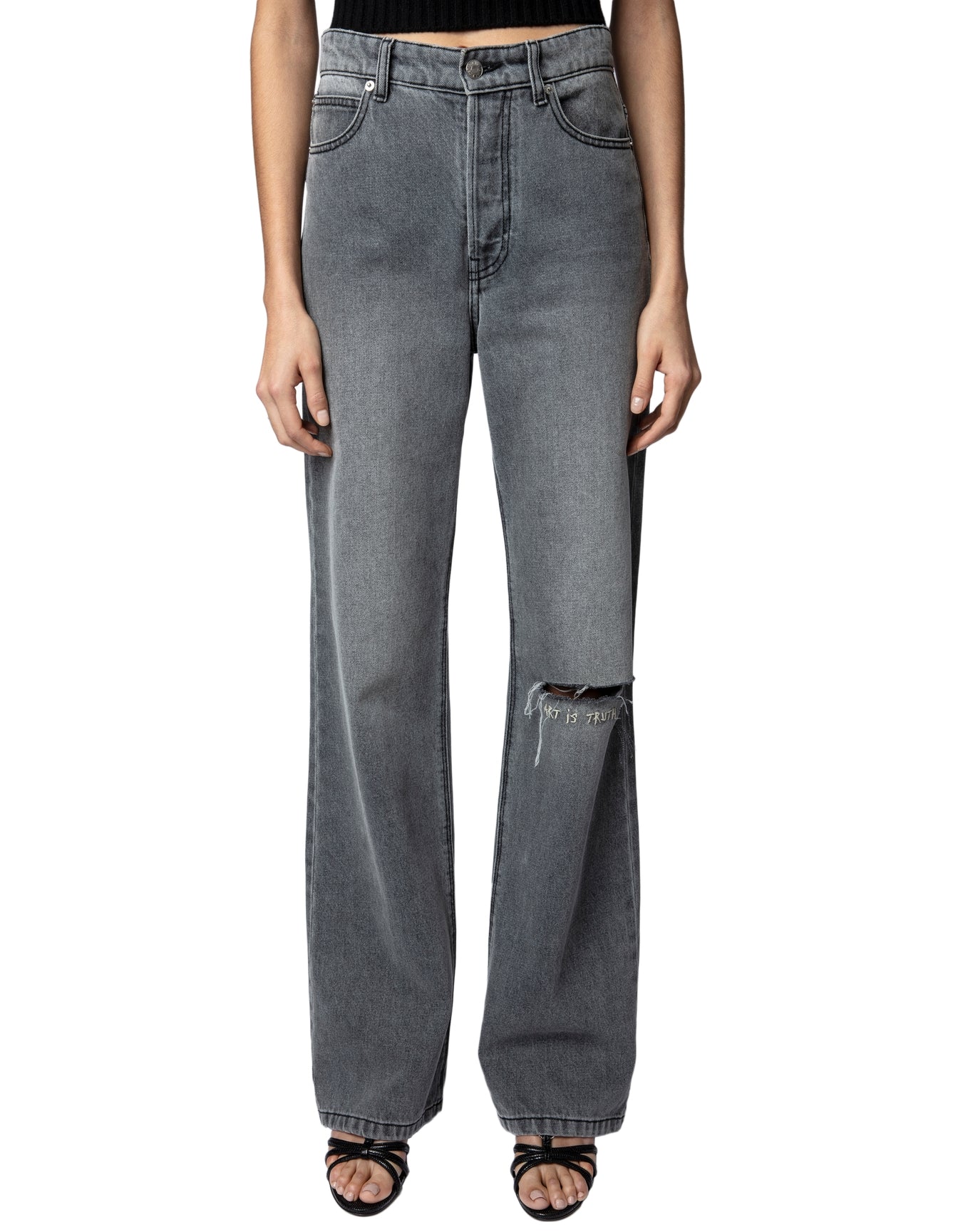 Women | Evy Denim Cut Eco | Gris