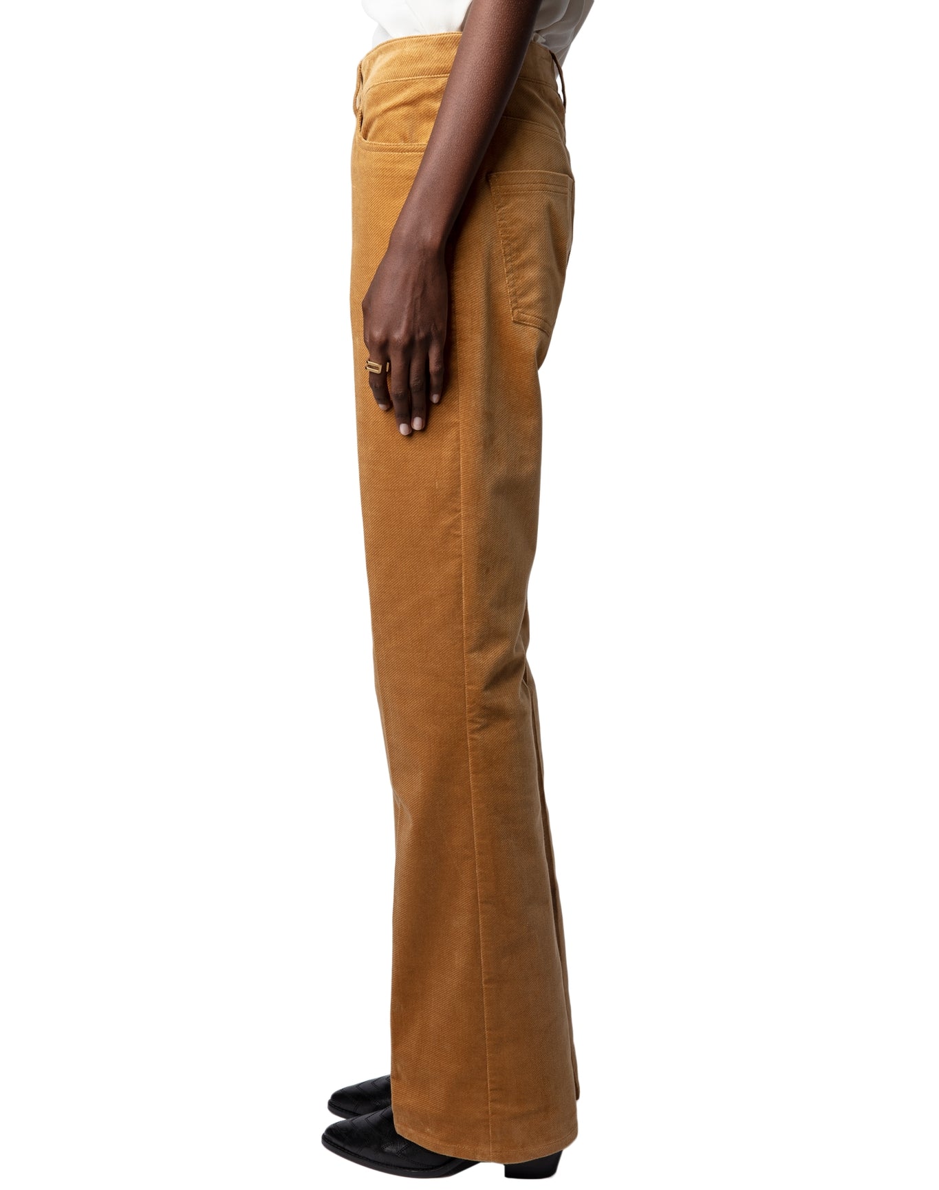 Women | Pistol Velvet Used | Ocre