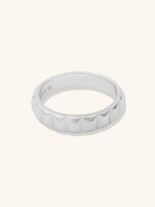 Checker 925 Sterling Ring | 925 Sterling Silver
