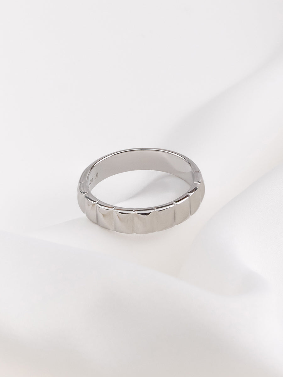 Checker 925 Sterling Ring | 925 Sterling Silver