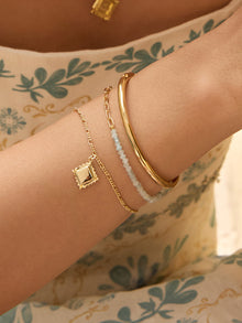 Ravioli Bracelet | 14K Gold Plated Brass