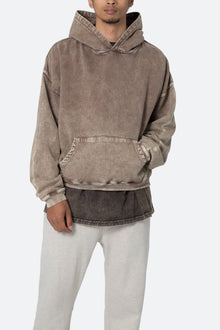Washed Acid Hoodie | Brown