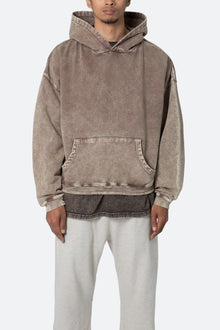 Washed Acid Hoodie | Brown