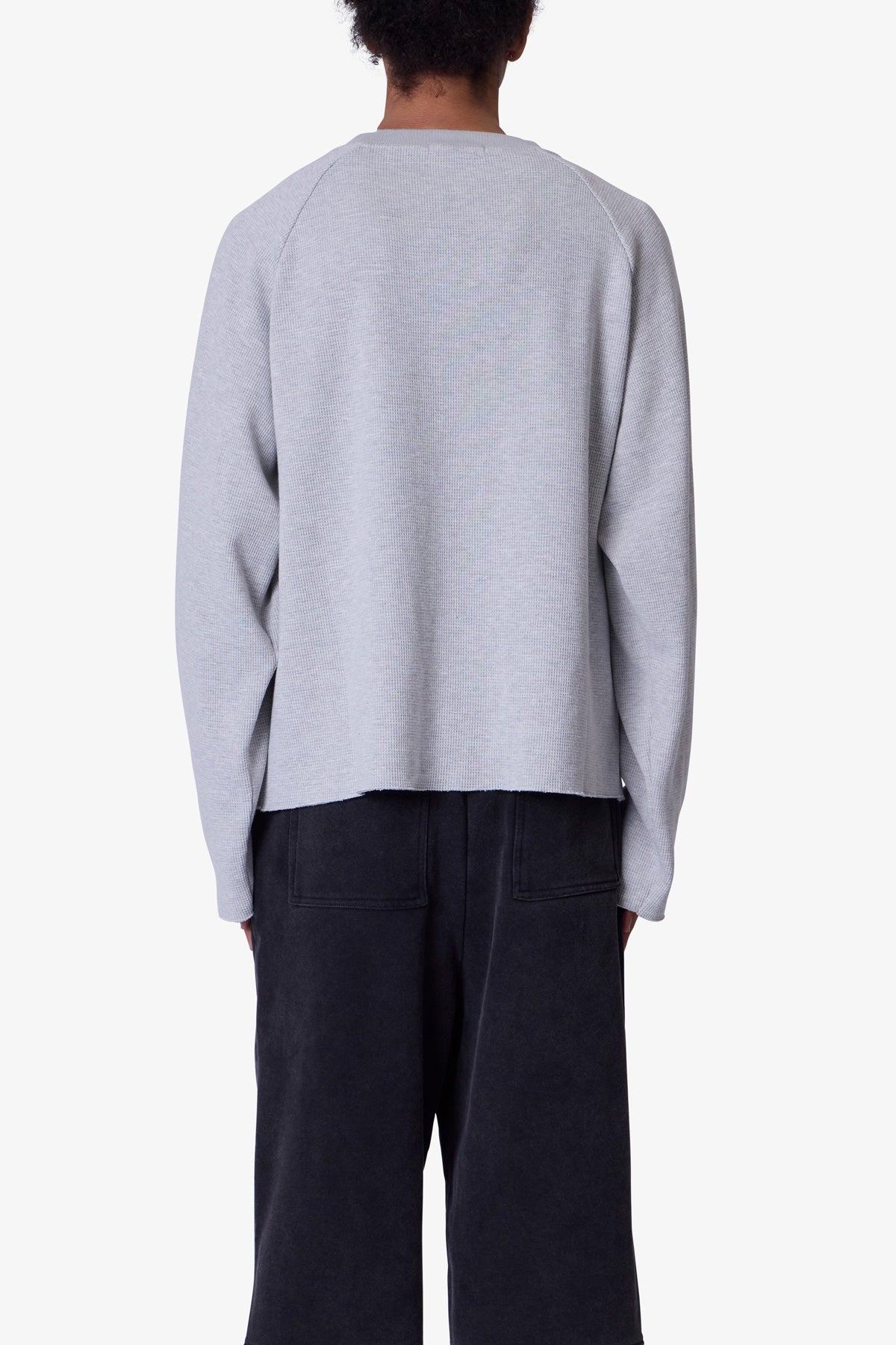 Washed Thermal L x S Tee | Heather Grey