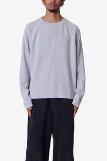 Washed Thermal L x S Tee | Heather Grey