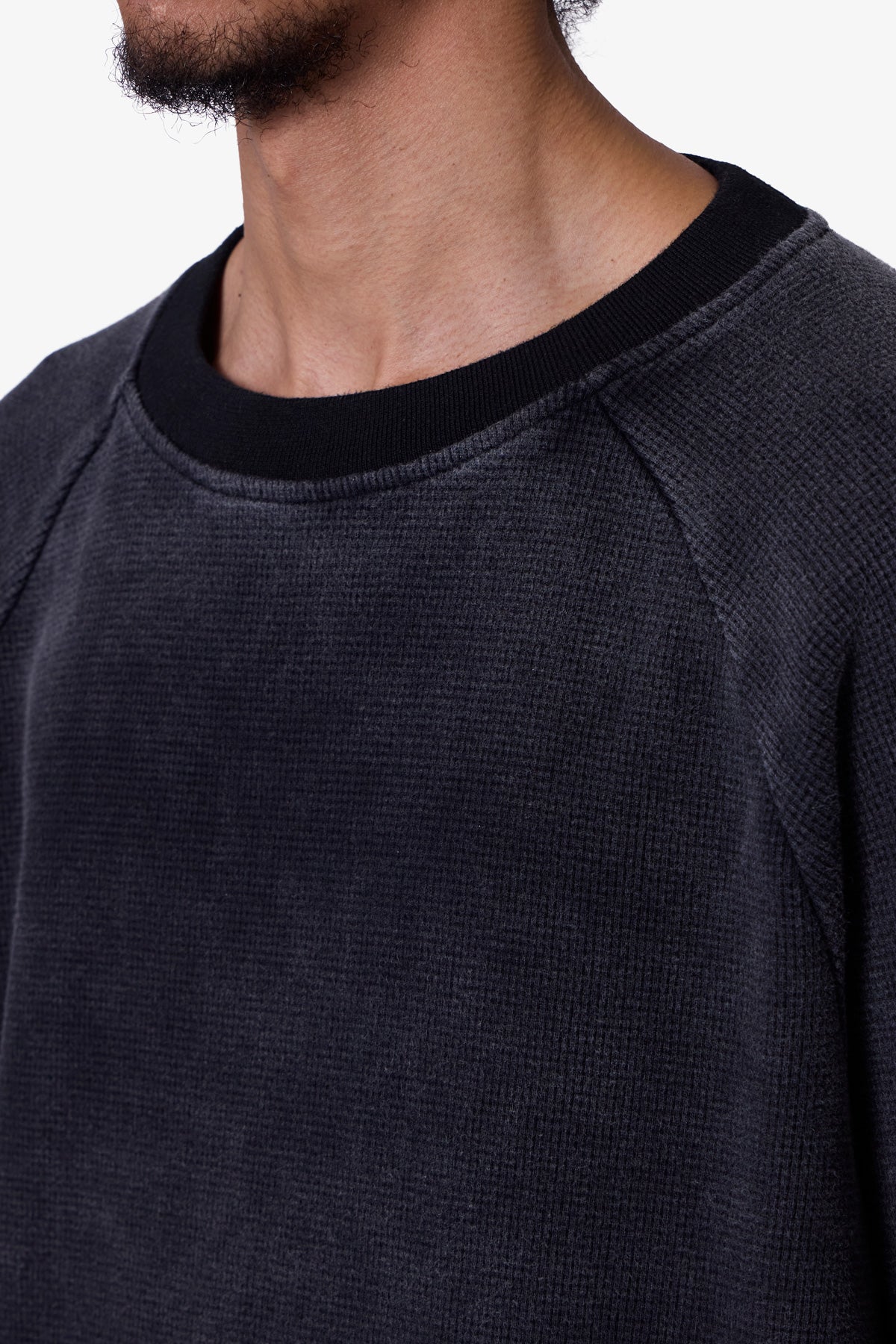Washed Thermal L x S Tee | Washed Black