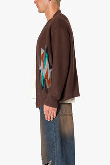 Western Cardigan Sweater | Multi
