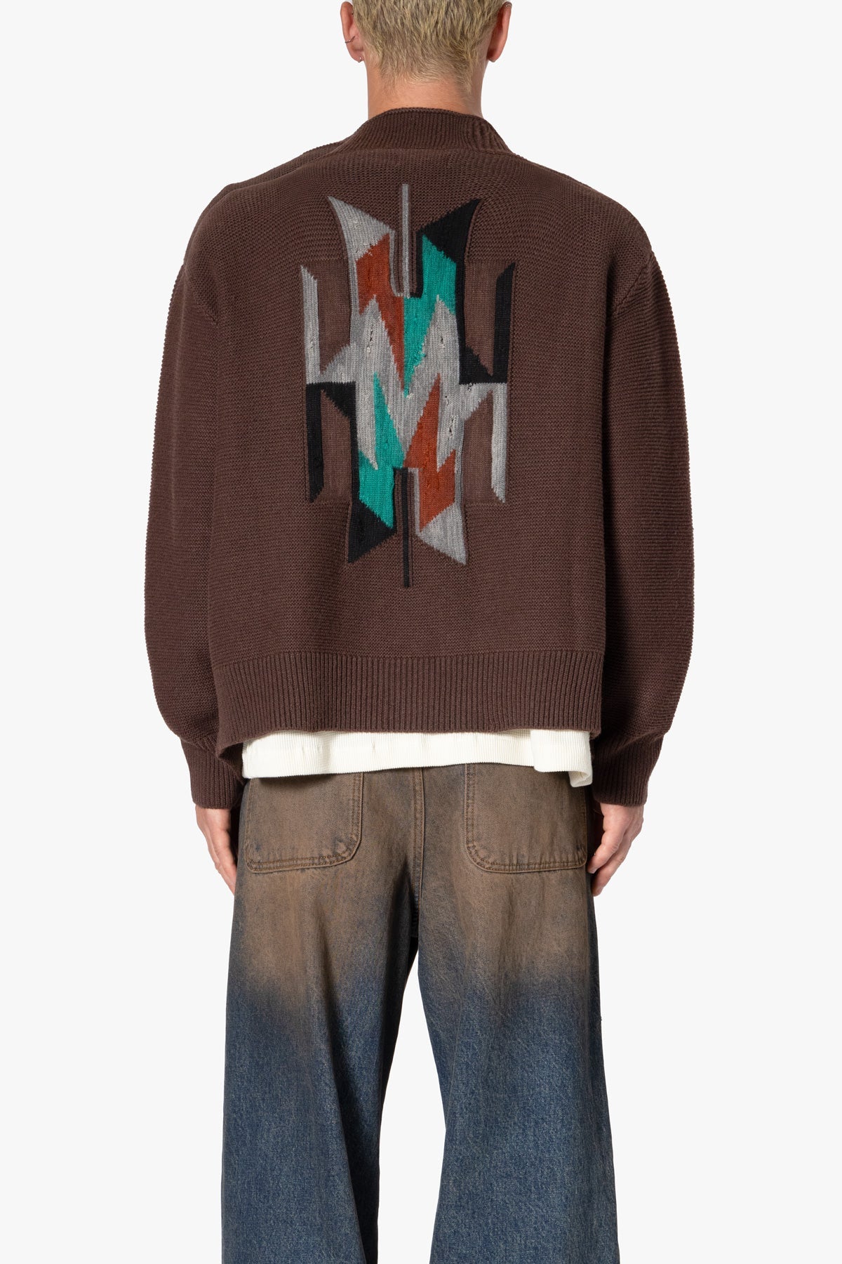 Western Cardigan Sweater | Multi