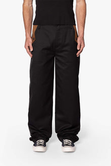 Western Piping Pants | Black