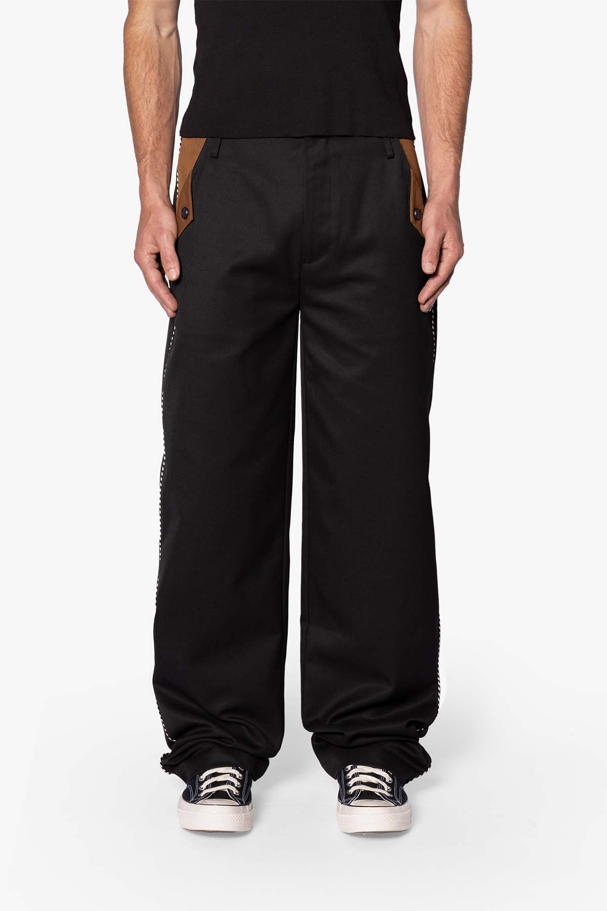 Western Piping Pants | Black