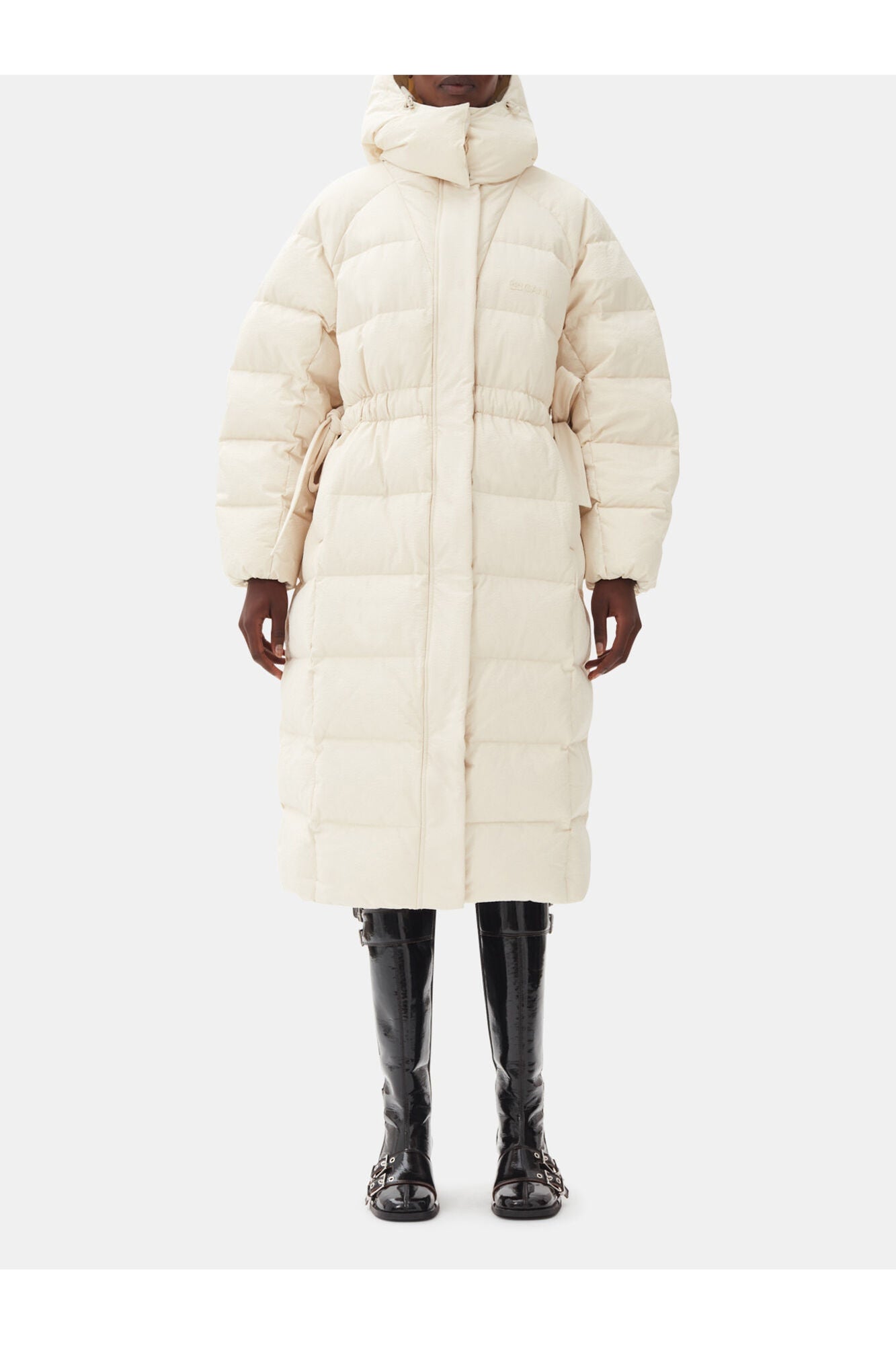 White Tech Puffer Coat | Tofu