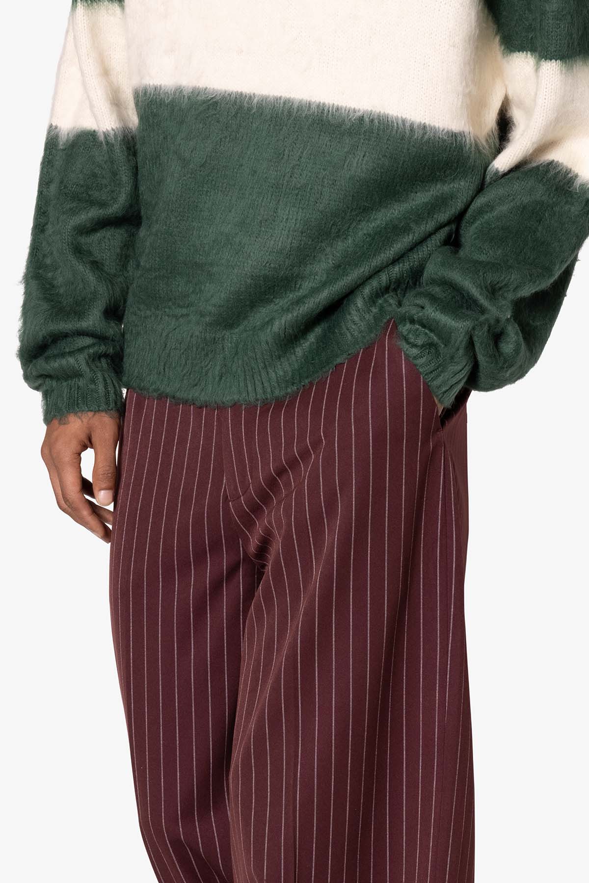 Wide Leg Trouser Pants | Red