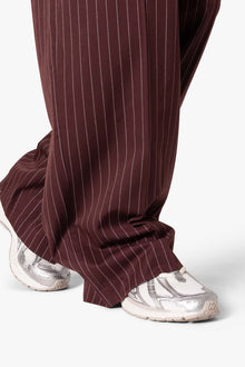 Wide Leg Trouser Pants | Red