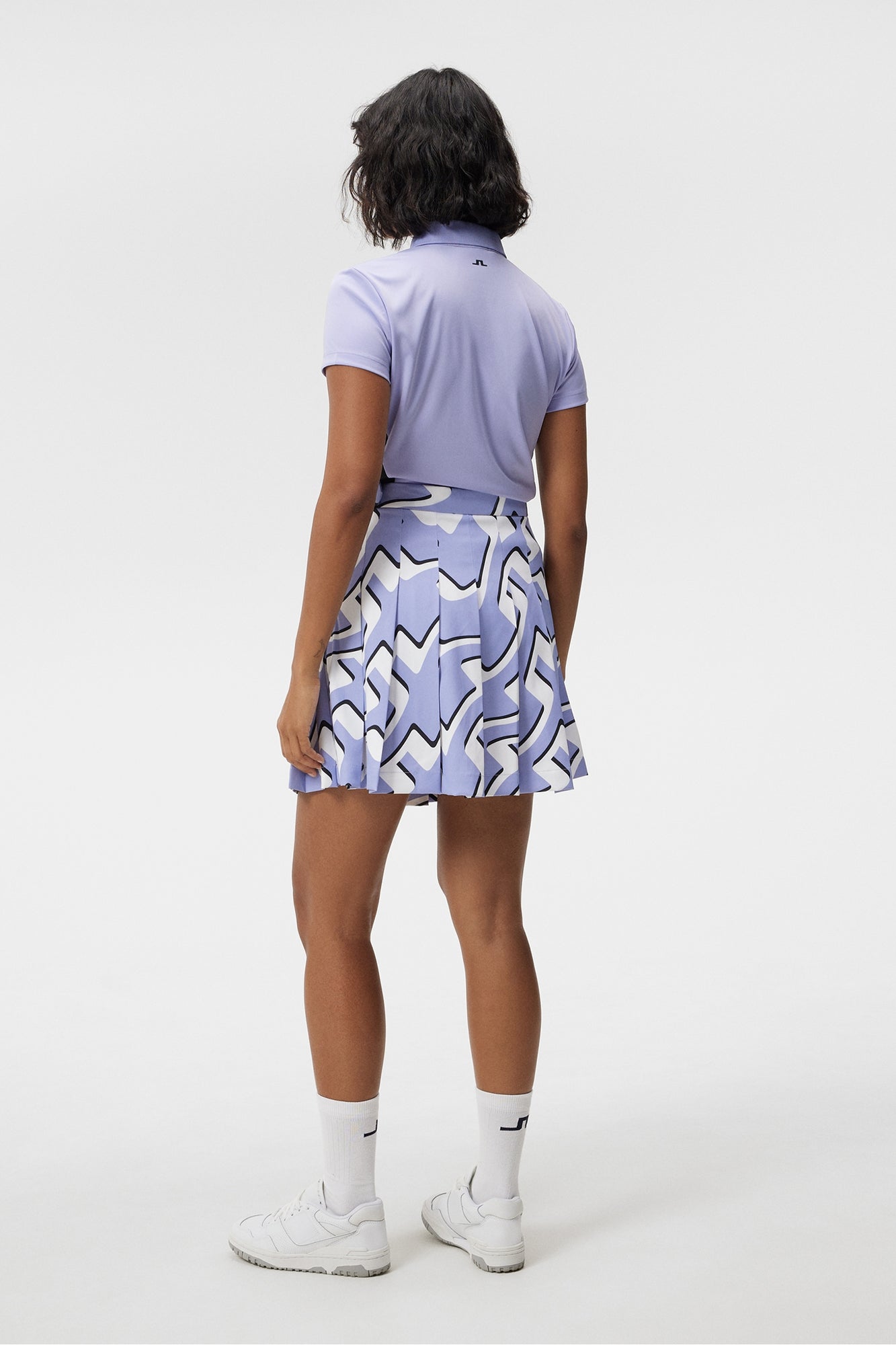 Women | Adina Print Skirt | Bridge Wave Sweet Lavender