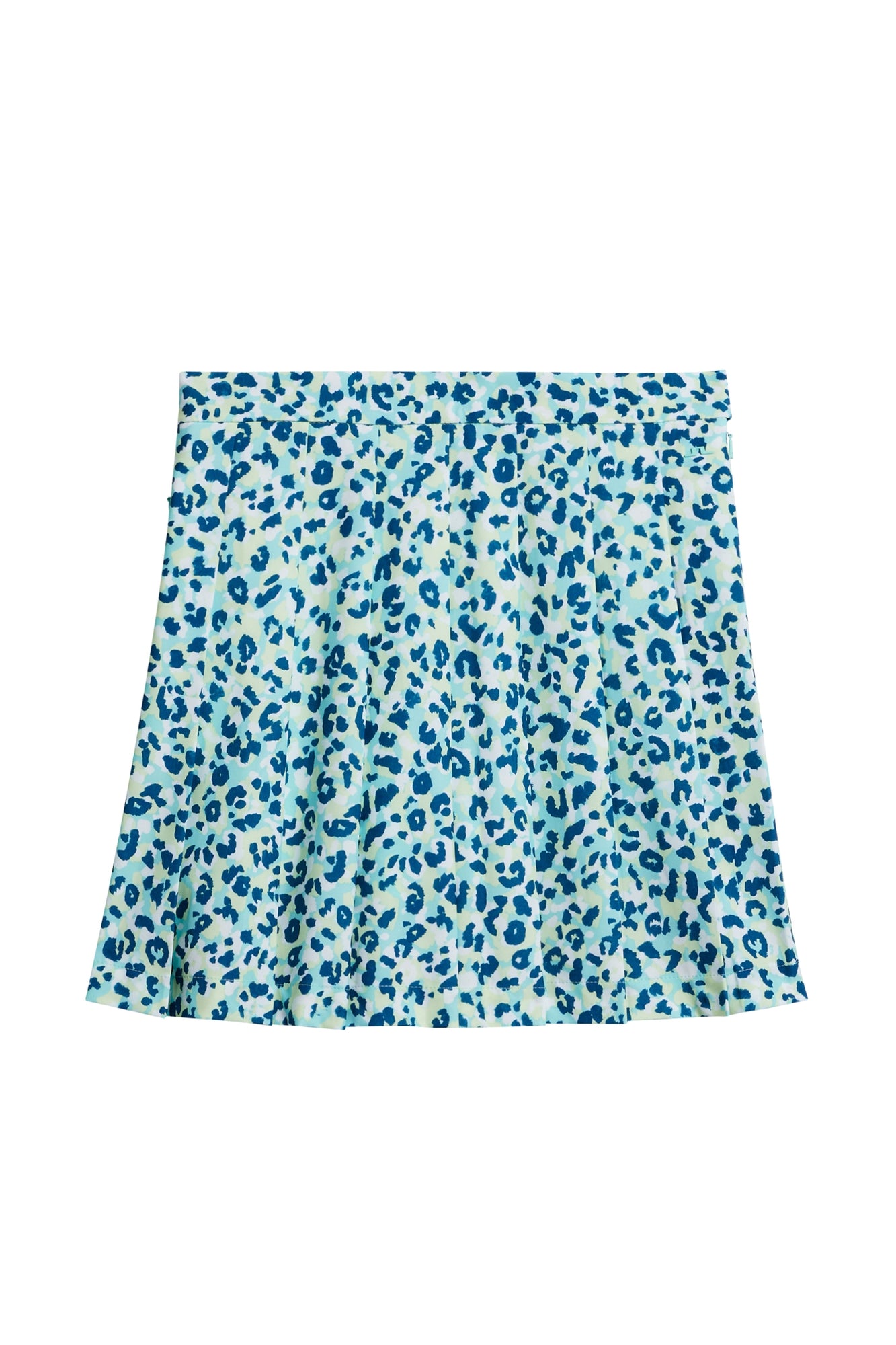 Women | Adina Print Skirt | Leopard Aruba Blue