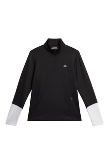Women | Aerial Quarter Zip Mid Layer | Black