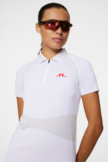 Women | Alizee Seamless Polo | White