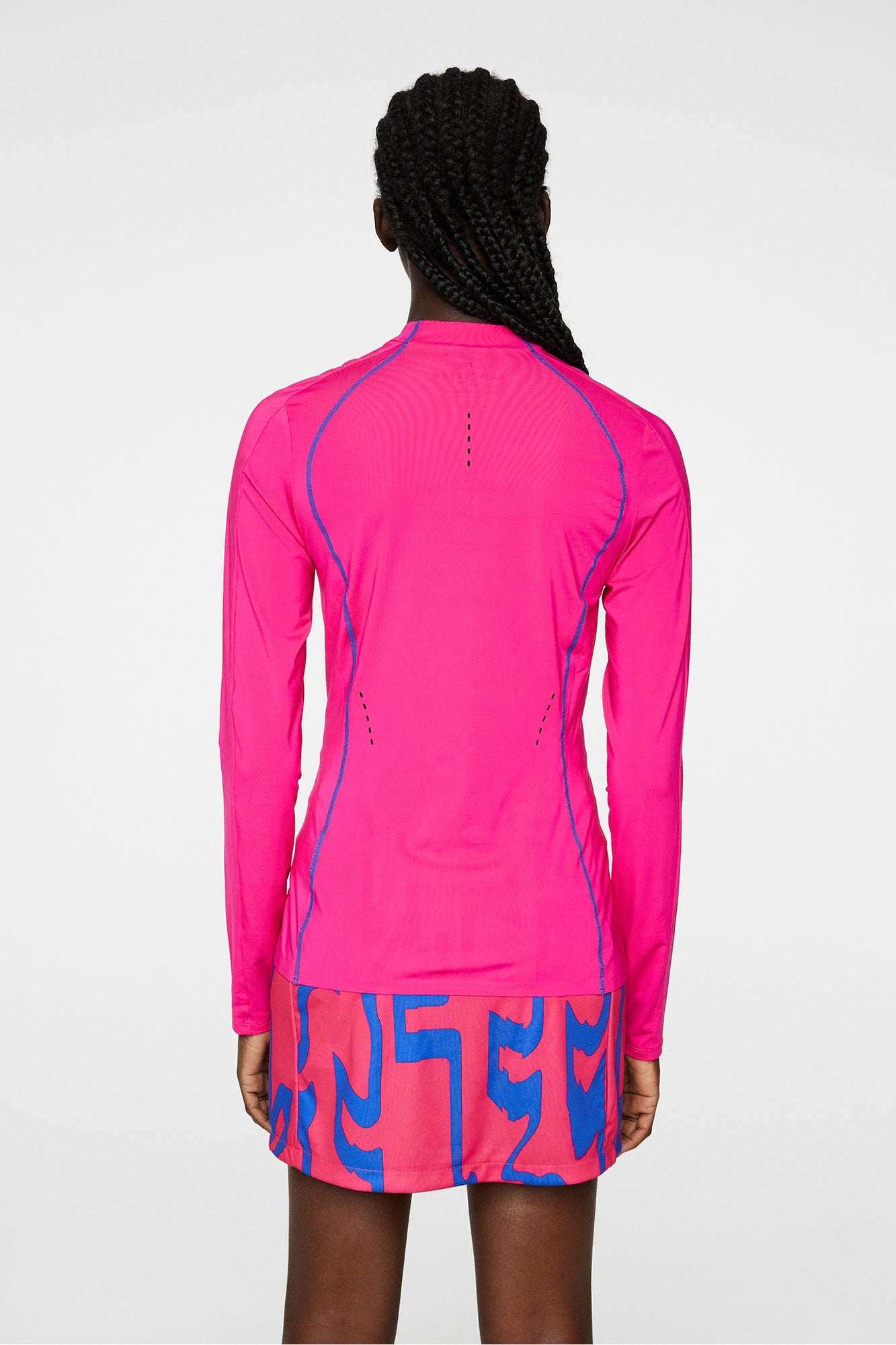 Women | Allien Long Sleeve Top | Pink Peacock