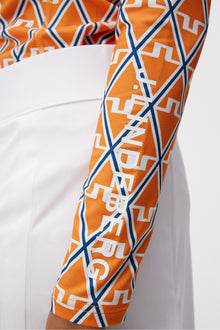 Women | Asa Print Soft Compression Top | Exuberance Diamond