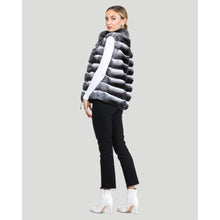 Women | Classic Chinchilla Fur Vest | Gray