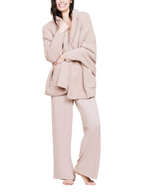 Women | Cozychic Cable Weave Blanket Wrap | Willow