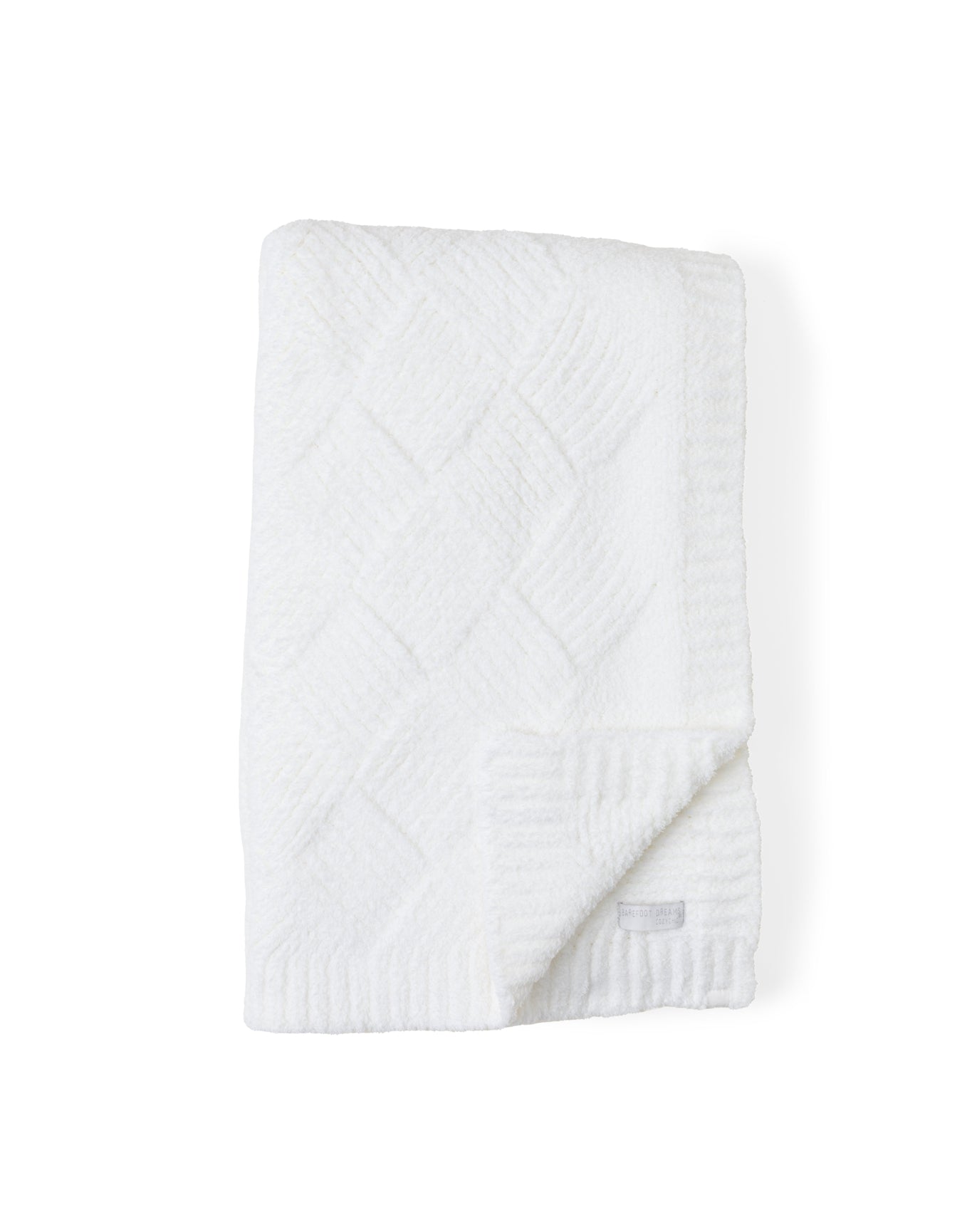 Women | Cozychic Diamond Weave Blanket Scarf | Pearl