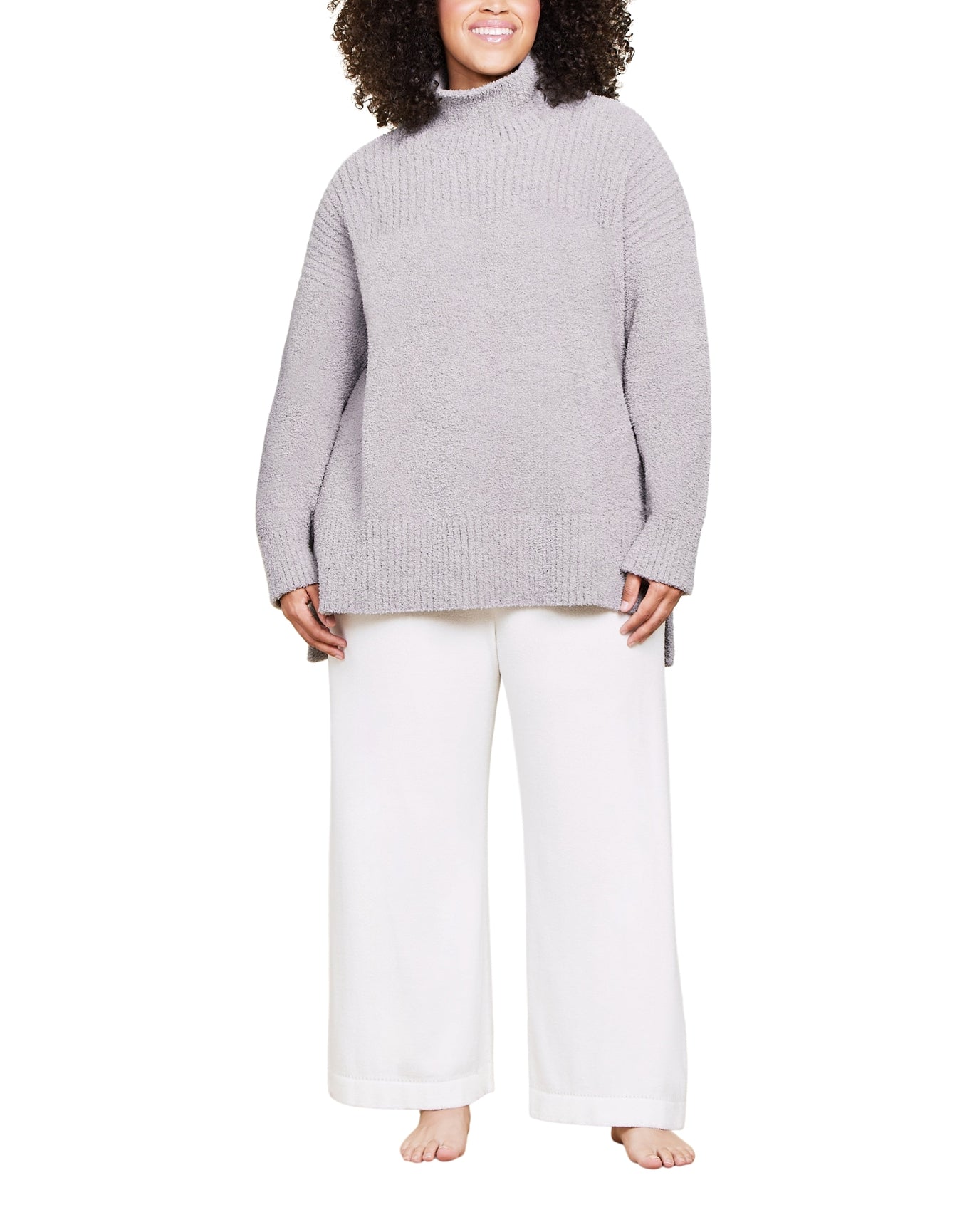 Women | Cozychic High Low Pullover | Dove Gray