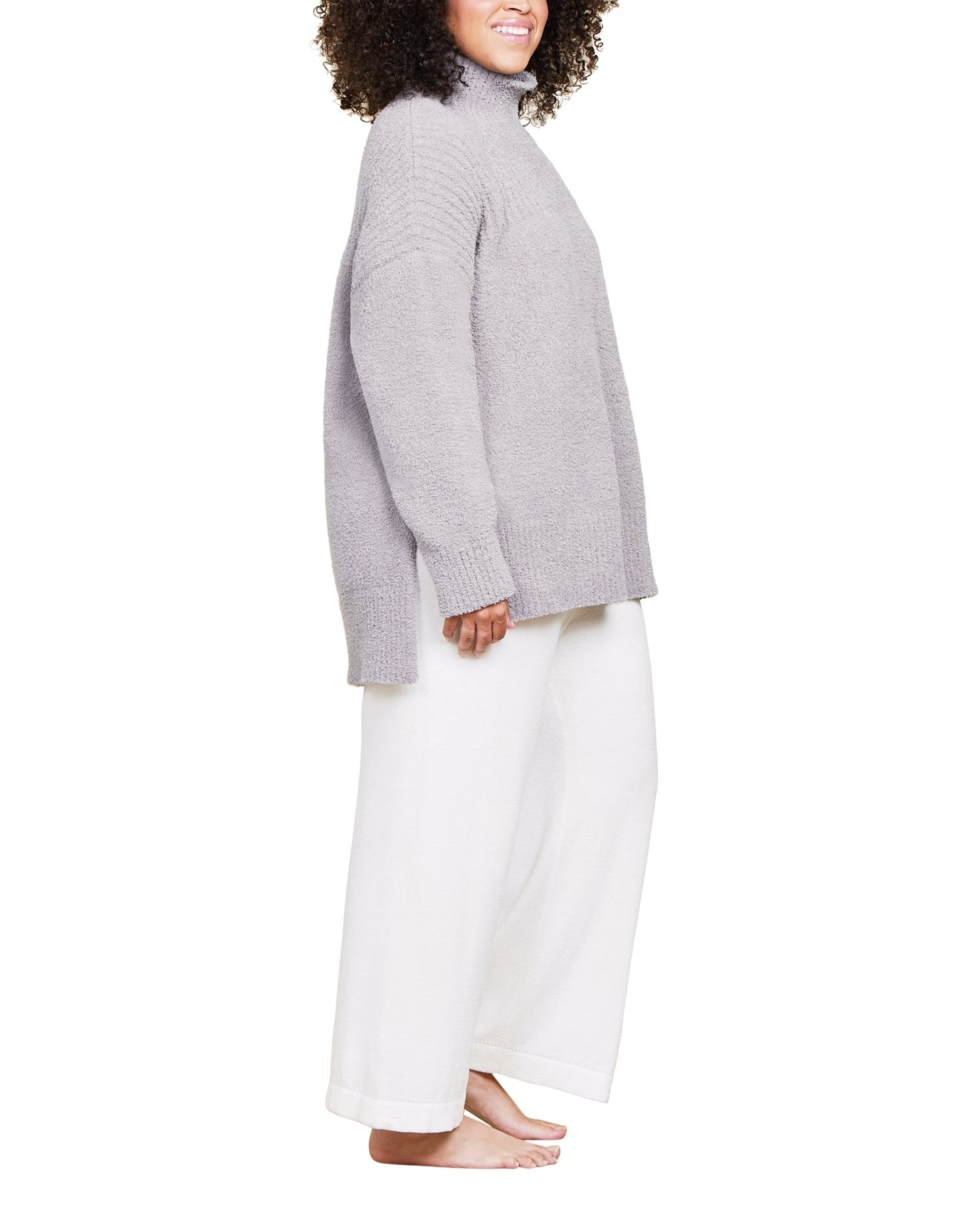 Women | Cozychic High Low Pullover | Dove Gray