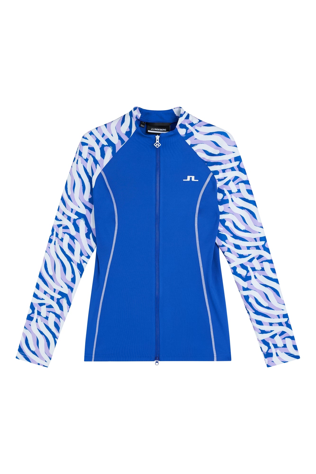 Women | June Print Mid Layer | Purple Painted Zebra