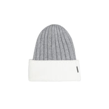 Women | Knit Hat | White/Gray